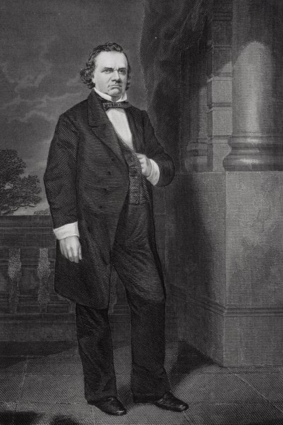 Portrait de Stephen Arnold Douglas (1813-61) - Alonzo Chappel